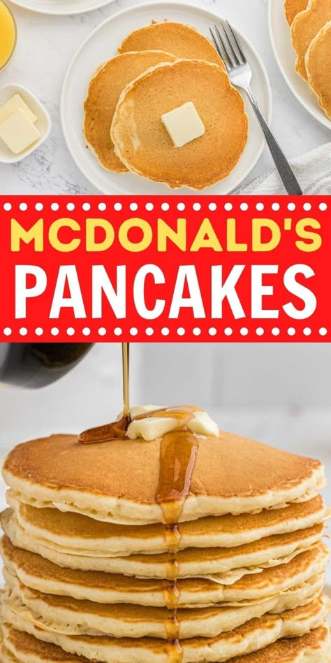 I Hop Pancakes Copycat, I Hop Pancakes, Mcdonald’s Hotcakes Recipe, Bus Quick Pancake Recipe, Copycat Mcdonalds Pancakes, Mcdonald Pancake Recipe, Copycat Ihop Pancakes Recipes, Dennys Pancakes Copycat, Bus Quick Pancakes