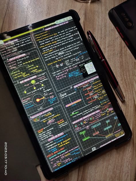 How To Study Without Study Table, Tablet Note Taking, Tablet Notes Aesthetic, Digital Note Taking Aesthetic, Note Tablet, Effective Studying, Engineering Notes, Digital Notes, College Notes