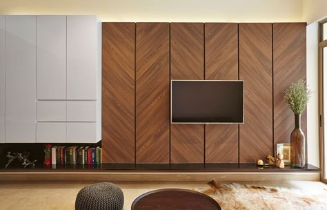 A Necessarily Compact Design In Singapore | Habitus Living Tv A Muro, Tv Feature Wall, Tv Wall Cabinets, Modern Tv Wall Units, Modern Tv Cabinet, Tv Walls, Tv Wall Units, Modern Tv Units, Tv Cabinet Design