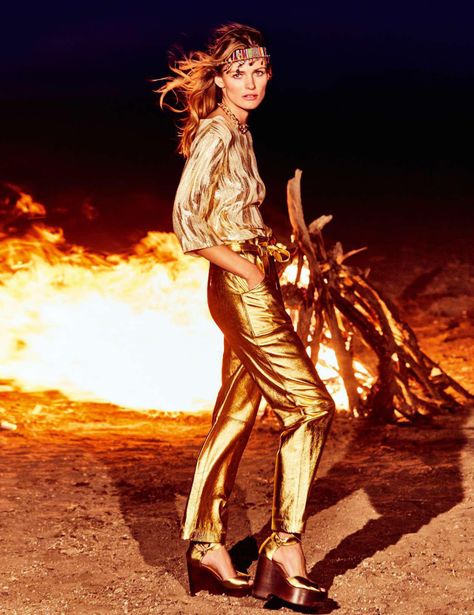 Special Mode - Edita Vilkeviciute by Andreas Öhlund & Maria Therese (Studio Shots), Johnny Kangasniemi (Safari Chic Shots) & Van Mossevelde+N (Safari Tribal Shots) for Elle France February 2018 - Vanessa Seward Bonfire Photoshoot, Fire Editorial, Creative Lighting Photography, Editorial Photography Outdoor, Cleopatra Beauty, Fire Fashion, Italian Beauty Secrets, Cleopatra Beauty Secrets, Outdoor Magazine