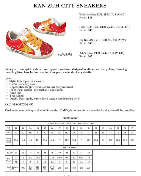 ⭐️🏈❤️Show your Kansas City Chiefs team spirit with our low top retro sneakers, designed in vibrant red and yellow, featuring metallic glitter, faux leather, and intricate pearl and embroidery details.❤️🏈⭐️ ❤️I am so excited to offer this EXCLUSIVE, CUSTOM shoe designed by me! No one else will be offering THIS exact shoe unless they purchase it through me💛❤️ 💛It is made by the same factory that makes the Golden Goose Deluxe Brand (GGDB) & CCDB shoes, so you don’t have to worry about quality... City Sneakers, Great Mom, The Golden Goose, Golden Goose Deluxe Brand, Retro Sneakers, Red And Yellow, Kansas City Chiefs, Golden Goose, Embroidery Details