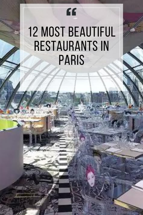 Explore the 12 most beautiful and pretty restaurants in Paris! From elegant bistros to charming cafes, discover dining spots with stunning decor and delicious food. Immerse yourself in the enchanting ambiance of these Parisian eateries. Click the link for more details and start planning your next dining experience in the City of Light! Most Beautiful Restaurants In Paris, Best Dinner Restaurants In Paris, Dining In Paris, Best Food In Paris, Paris Dinner Aesthetic, Paris Aesthetic Cafe, Best Places To Eat In Paris, Paris Restaurant Aesthetic, Pretty Restaurants