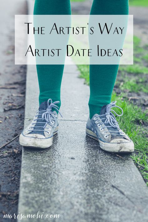 Are you trying to heal some art scars by working through The Artist's Way by Julia Cameron? Check out these suggestions for The Artist's Way artist date ideas! #creativelife #theartistsway #artistdate The Artists Way Dates, Artist Dates Ideas, The Artists Way Julia Cameron, Artist Date Ideas, Fiction Writing Ideas, Artist Goals, The Artist Way, Art Questions, Indigo Rm