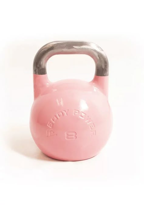 Pink Exercise Equipment, Cute Workout Equipment, Pink Workout Equipment, Pink Kettlebell, Weights Aesthetic, Pink Weights, Pink Workout Gear, Workout Supplies, Women Fitness Motivation Quotes