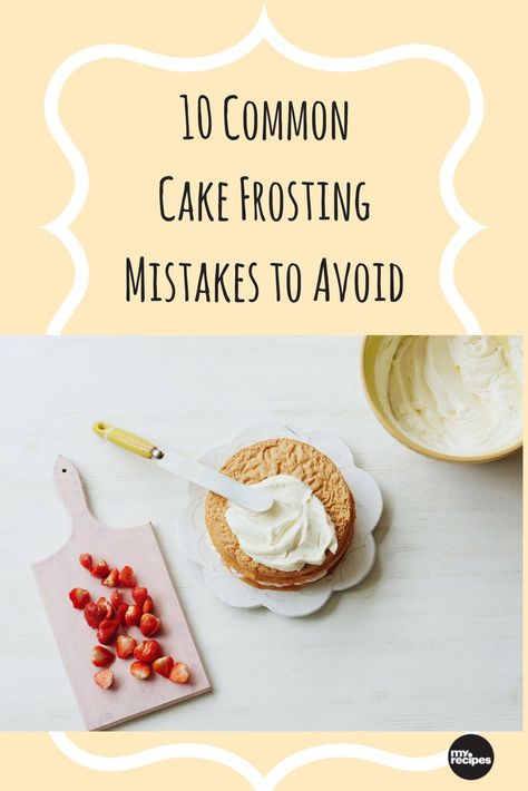 Cake Making For Beginners, Easy Ways To Frost A Cake, Cakes For Beginners, Champagne Kitchen, Cake Frosting Tips, Cupcake Frosting Tips, Cake Icing Tips, Frost A Cake, Clean Cast Iron