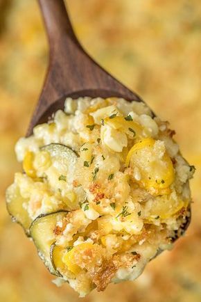 Squash Corn Casserole, Casserole Hamburger, Satisfying Meals, Zucchini Squash, Meal Inspiration, Plain Chicken, Corn Casserole, White Cheddar Cheese, Happy Cooking