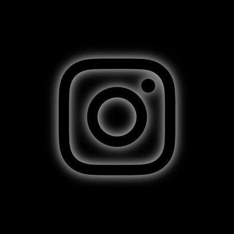 Instagram Icon | Neon signs app icon, Snapchat icon, Beige icons:) Black Theme Icons Aesthetic, Instagram Dark Logo, Instagram Logo Aesthetic Black, Neon Black Icons For Apps, Insta Black Icon, Neon Black App Icons, Anime Instagram Icon, Black App Icons Instagram, Dark Snapchat Icon