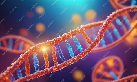 Premium Photo | Genetic illustration of human dna under microscope Under Microscope, Human Dna, Image Icon, Card Banner, Poster Invitation, Genetic, Important Dates, Abstract Background, Nature Travel