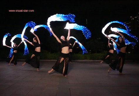 Led light dance belly props   #ledlightprops #ledprop #lightupprops #ledfans #leddancefans Props For Dance Performance, Space Dance Theme, Props For Dance, Led Clothes, Dancing Props, Night Club Lighting, Led Robot, Frozen Jr, Led Costume