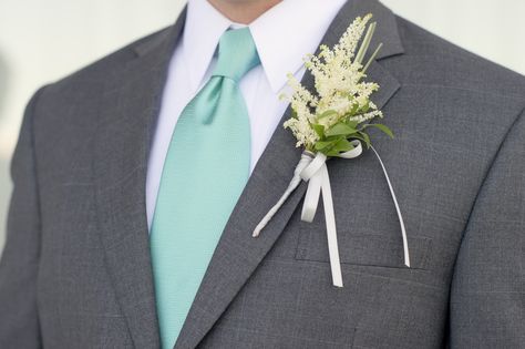 Boutonniere White Jeans For Men, White Tuxedo Wedding, Blue Groomsmen, Turquoise Tie, Tiffany Blue Wedding, Blue Weddings, Teal Tie, Aqua Wedding, Tiffany Wedding