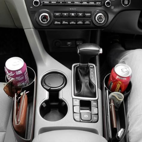 Hayzarline car seat gap filler for car organization and prevent stuff from dropping between the seats Seat Gap Organizer, Car Seat Gap Filler Organizer, Diy Car Cup Holders, Car Gap Filler, Car Hacks Organization, Back Seat Car Decor, Car Console Organization, Interior Car Ideas, Stuff For Your Car