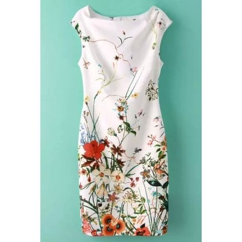 Floral Print Bodycon Cheongsam Dress ($24) ❤ liked on Polyvore Sheath Dresses, Floral Bodycon, Bodycon Floral Dress, Dressed To The Nines, Cheongsam Dress, Summer Vintage, Spring Summer Outfits, Vintage Dress, Passion For Fashion