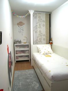 Small Room, Kids Bedroom, Bedroom Kids, Kids Room, Bedroom Design, Very Small Bedrooms Ideas, Bedroom Ideas Very Small Bedroom Ideas, Wall Sofa, Very Small Bedroom, Designs Room, Tiny Bedroom Design, Baby Room Curtains, Small Apartment Bedrooms, Small Space Bedroom, Small Bedrooms