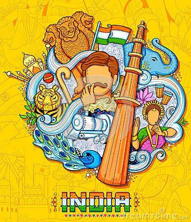 Competition Incredible India Posters, 15th August Independence Day, India Background, Indian Background, Independence Day Of India, India Drawing, Diversity Poster, Drawing Travel, Patriotic Posters