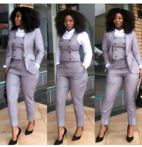 Nice Suits For Ladies, Plus Size Executive Fashion, Women's Pant Suit, Classy Outfits For Women Casual Chic Street Style, Pants Suits For Women Chic, Ceo Outfit Woman Boss, Suits For Women Classy, Pant Suits For Women Business, Pants Suits For Women