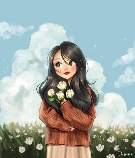 Professional illustration services on Fiverr. Talented freelance illustrators turn ideas into Art. Digital & hand-drawn illustrations. Procreate Flowers, Art Mignon, Girly Wall Art, Cartoon Girl Drawing, Cute Cartoon Pictures, Flower Art Images, Girly Art Illustrations, Art Et Illustration, Anime Wall Art