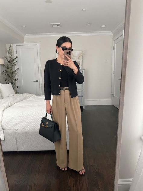 Best affordable petite trouser pants + Amazon bodysuit Networking Event Outfit, Corporate Attire Women, Smart Casual Work Outfit Women, Event Outfit Ideas, Pants Outfit Work, Classy Business Outfits, Office Fits, Business Professional Outfits, Smart Casual Work Outfit