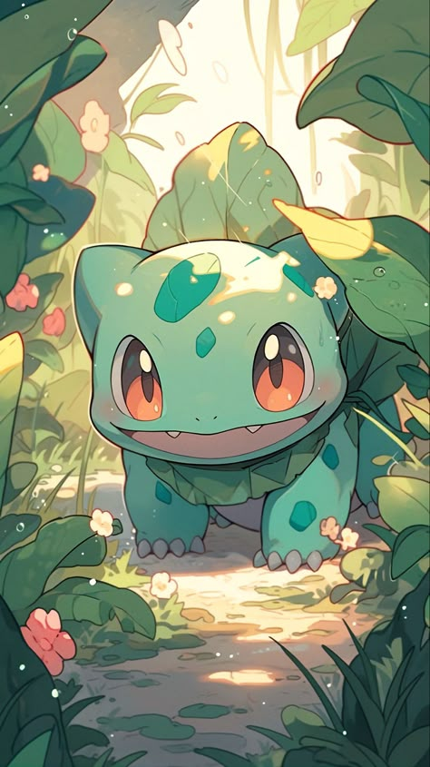 Bulbasaur Pokemon, Pokemon Painting, Pokemon Bulbasaur, Pokemon Backgrounds, Cool Pokemon Wallpapers, Cute Pokemon Pictures, Pokemon Wallpaper, Pokemon Plush, Cute Pokemon Wallpaper