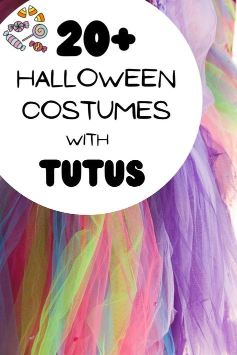 Halloween Costumes With Tutus, Costumes With Tutus, Tutu Halloween Costumes, Tulle Halloween Costumes, Pink Tutu Costumes, Halloween Costumes For Toddlers, Fun Costume Ideas, Quick N Easy Halloween Costumes, Halloween Costumes Last Minute