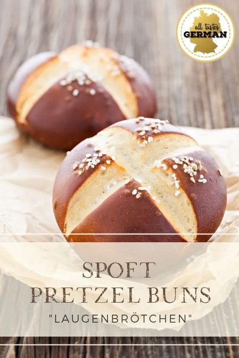 Homemade Pretzel Buns, Savory Buns Recipe, Sourdough Pretzel Buns, Pretzels Buns, Pretzel Buns Recipe, Bread Buns Recipe, Pretzel Rolls Recipe, Pretzel Bun Recipe, Pretzel Roll Recipe