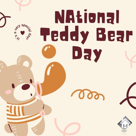 On September 9th, National Teddy Bear Day honors the history of one of childhoods favorite toys. We all have a special cuddly teddy bear from our childhood and this day is perfect to celebrate your beloved friend! 🧸🤗 #NationalTeddyBearDay National Teddy Bear Day, Teddy Bear Day, Cuddly Teddy Bear, E Day, Keller Williams, Instagram Update, The History, Holiday Season, Teddy Bear