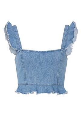 Denim Crop Top Outfit, Crop Top Outfit Ideas, Top Outfit Ideas, Crop Top Outfit, Outfit Ideas Korean, Denim Outfits, Diy Vetement, Denim Crop Top, Top Ideas