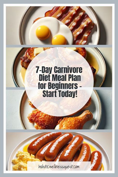 Start your carnivore diet journey with this simple 7-day meal plan! 🗓️🥩 Perfect for beginners, this plan includes delicious carnivore diet breakfast ideas, snacks, and main meals to keep you satisfied. Say goodbye to carbs and hello to a healthier you! #CarnivoreDiet List Of Carnivore Foods, Conivore Diet List, Carnivore Diet Eating Out, Carnivore Diet Beginner, Carnivore Diet Dairy Free, Carnivore Diet For Women Meal Plan, Women Carnivore Diet, Food List For Carnivore Diet, Beginning Carnivore Diet