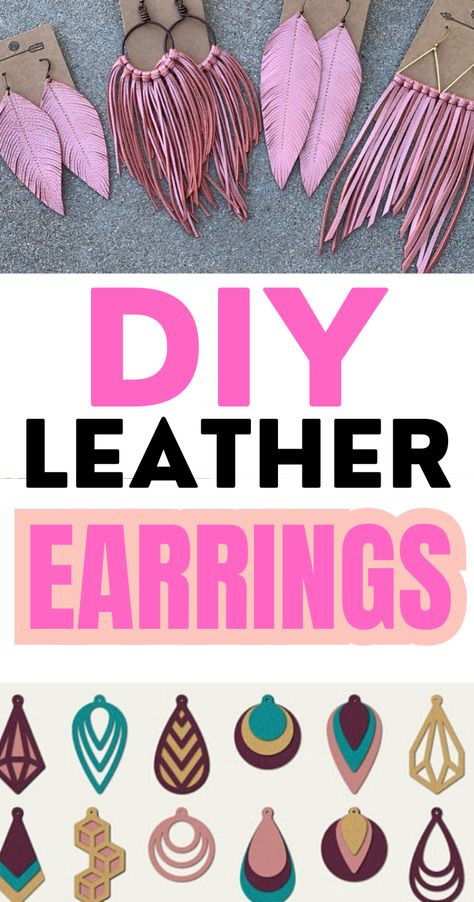 Discover endless DIY possibilities with your Cricut! This guide shows you how to make stunning faux leather earrings, perfect for any season. Grab your free Cricut SVG files and start crafting today! Chalk Couture Earrings, Faux Leather Earrings Template Free Svg, Circuit Leather Earrings, Cricket Earrings Diy, Easy Faux Leather Projects, Diy Faux Earrings, Diy Earrings To Sell, How To Make Leather Earrings By Hand, Leather Earring Patterns Free