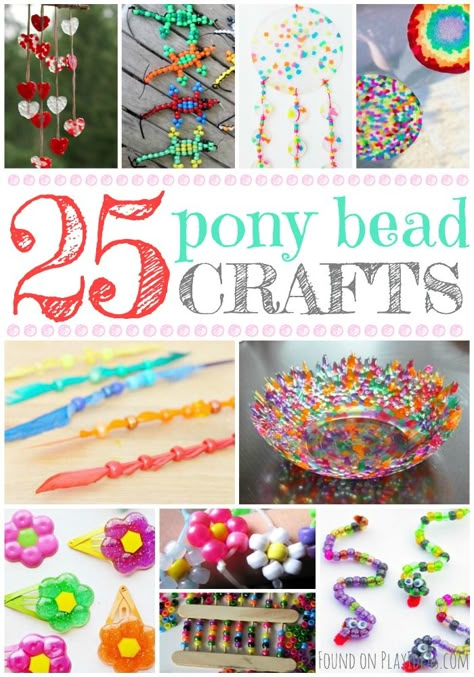 Brilliant pony bead crafts your kids will adore! Pony Beads Crafts, Beads Craft Kids, Melted Pony Beads, Pony Bead Projects, Bead Animals, Pony Bead Bracelets, Pony Bead Crafts, Pony Bead Patterns, Craft Kids