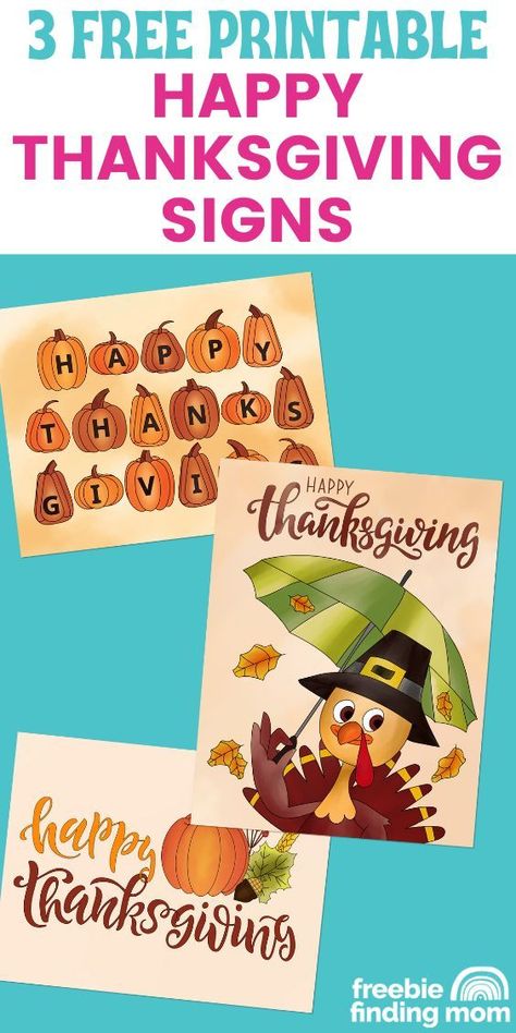 Need Thanksgiving decorations that won't break your budget? These 3 free printable Happy Thanksgiving Signs will add the perfect touch to your home’s décor. Whether you are looking for a simple and classy sign or a fun and festive sign you’ll find it here. These uniquely designed signs are a beautiful way to welcome guests this holiday. Head on over and download these freebies today! Happy Thanksgiving Sign, Dollar Diy, Thanksgiving Sign, Baby Freebies, Freebies By Mail, Printable Coloring Pages For Adults, Thanksgiving Signs, Mom Printable, Thrifty Thursday