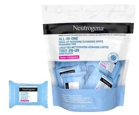 Fragrance Free Makeup, Facial Cleansing Wipes, Neutrogena Makeup Remover, Travel Size Makeup, Makeup Removing, Face Wipes, Neutrogena Makeup, Facial Wipes, Makeup Remover Wipes