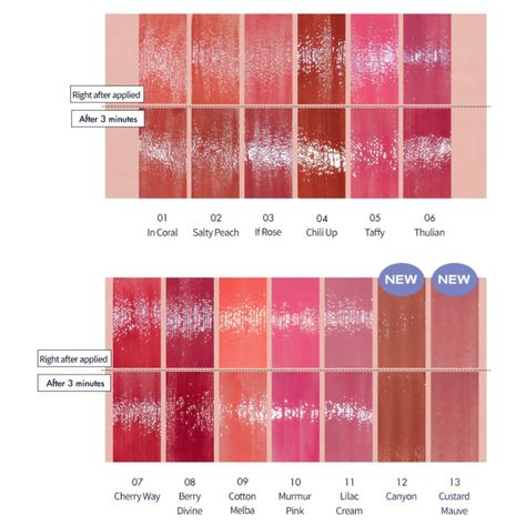 Rom&nd Dewy Ful Water Tint, Romand Dewyful Water Tint Canyon, Romand Lip Tint Custard Mauve, Custard Mauve Rom&nd, Romand Lip Tint Lilac Cream, Rom And Nd Lip Tint, Rom&nd Dewyful Water Tint, Rom Nd Lip Tint, Rom Nd Lip