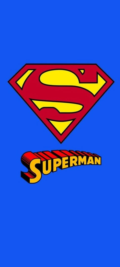 Superman Symbol Wallpaper, Super Man Wallpaper Superman, Superman Logo Tattoo, Superman Logo Wallpaper, Superman Logo Art, Superman Anime, Superheroes Wallpaper, Cool Phone Wallpapers, Logo Superman