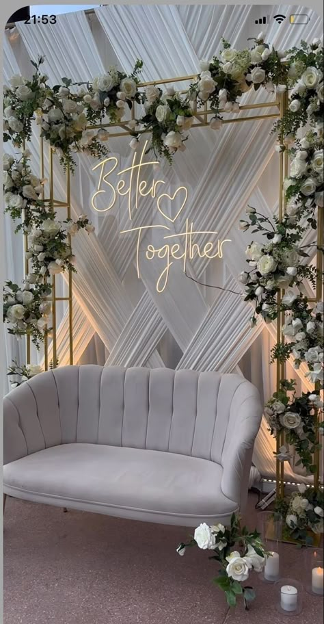 Nikah Decor, Wedding Backdrop Design, Dream Wedding Decorations, Wedding Planning Decor, Engagement Decorations, Wedding Decor Style, Wedding Stage Decorations, Dream Wedding Ideas Dresses, Future Wedding Plans