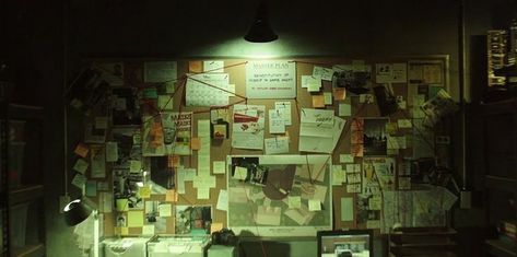 Crazy Walls: Photo | Detective aesthetic, Art set, Photo Detective Aesthetic, Thriller Novels, Bg Design, المملكة العربية السعودية, Cinematic Photography, Environment Concept Art, Tag Art, Detective, The Wall