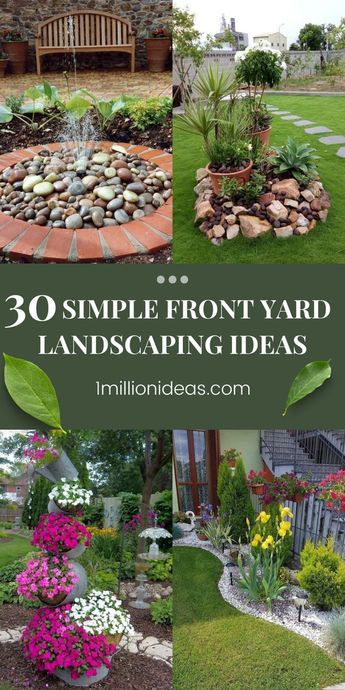 Landscape Ideas Front Yard Curb Appeal, Front Yard Curb Appeal, Front Lawn Landscaping, Landscape Ideas Front Yard, Simple Front Yard, Yard Garden Design, Small Front Yard Landscaping, Small Front Yard, Front Yard Design