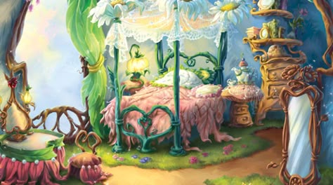 Pixie Hollow Aesthetic, Pixie Hallow, Hollow Aesthetic, Pixie Hollow Fairies, Disney Faries, Disney Fairies Pixie Hollow, Fairy Bedroom, Fairy Room, Tinkerbell And Friends