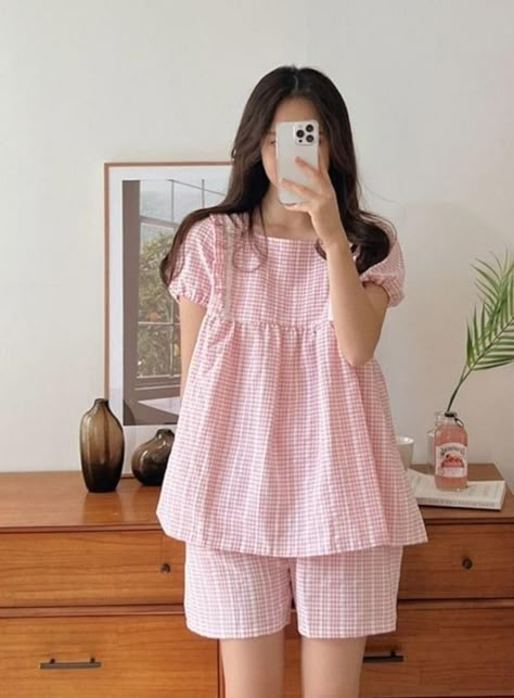 Cute Night Outfits, Cotton Night Dress, Night Suit For Women, Simple Frock Design, Cute Pajama, Simple Frocks, Pajama Fashion, Sleepwear Fashion, Cute Pajama Sets