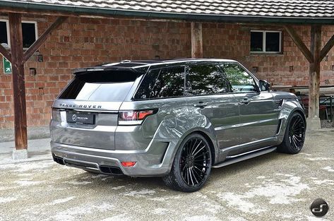 Range Rover Sport Wide-Body Tuning Kit by Hamann Concept (2014-2018) Range Rover Sport Svr, Wide Body Kits, Wide Body, Range Rover Sport, Car Wrap, Body Kit, Range Rover, Land Rover, Range