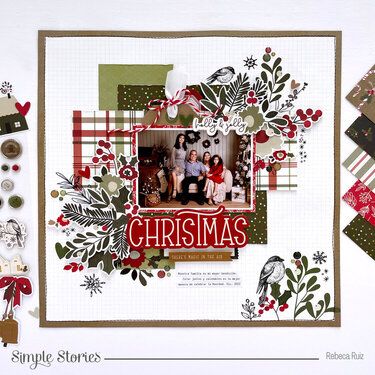 Simple Stories Layouts, Christmas Scrapbook Ideas, Winter Scrapbook Layouts, Winter Scrapbooking, Winter Scrapbook, Christmas Scrapbook Pages, Scrapbook Generation, Christmas Scrapbook Layouts, Scrapbook Christmas