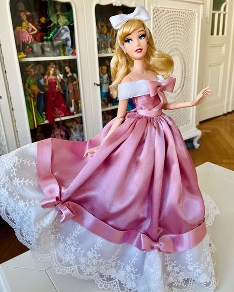 All Posts • Instagram Cinderella Pink Dress, Cinderella Wallpaper, Cinderella Doll, Disney Character Art, Sewing Barbie Clothes, Disney Princess Dolls, Belle Beauty And The Beast, Cute Sewing Projects, Cinderella Wedding