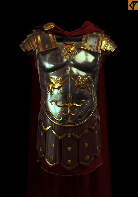 ArtStation - Roman Armor WIP, Daniel Palmi Roman Clothes, Roman Armor, Brass Dragon, Roman Costume, Armor Ideas, Larp Armor, Empire Romain, Ecommerce Shop, Roman Soldiers