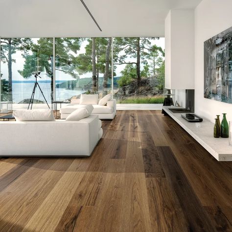 Newbury Hickory | Hallmark Floors Modern Wood Floors, Wide Plank Hardwood Floors, Rustic Lake Houses, Wood Floor Design, Light Hardwood, Woodworking Projects Furniture, Wood Floors Wide Plank, Interior Minimalista, Woodworking Furniture Plans