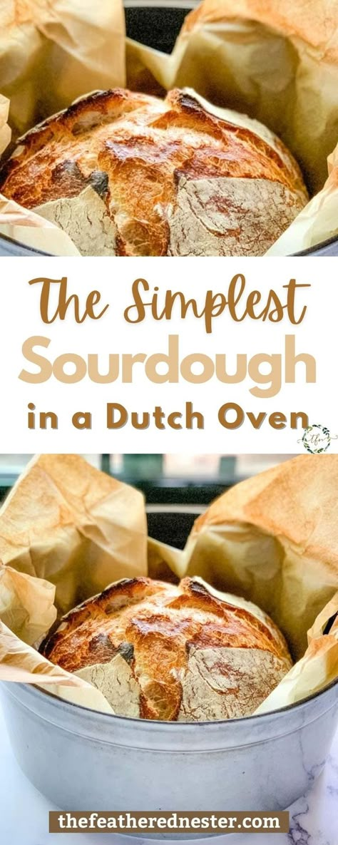 Dutch Oven Sourdough Bread Recipe, Dutch Oven Sourdough Bread, Dutch Oven Sourdough, Easy Sourdough Bread Recipe, Recipe Using Sourdough Starter, Pudding Chia, Dutch Oven Bread, Sourdough Starter Discard Recipe, Homemade Sourdough Bread