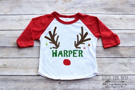 Christmas Shirt, Toddler Christmas Shirt, Reindeer Shirt, Christmas Outfit Boy, Christmas Shirt Boy, Rudolph Shirt, Toddler Christmas Shirt, Kids Christmas Shirt, Htv Ideas, Christmas Baseball, Toddler Christmas Dress, Deer Shirt, Reindeer Shirt