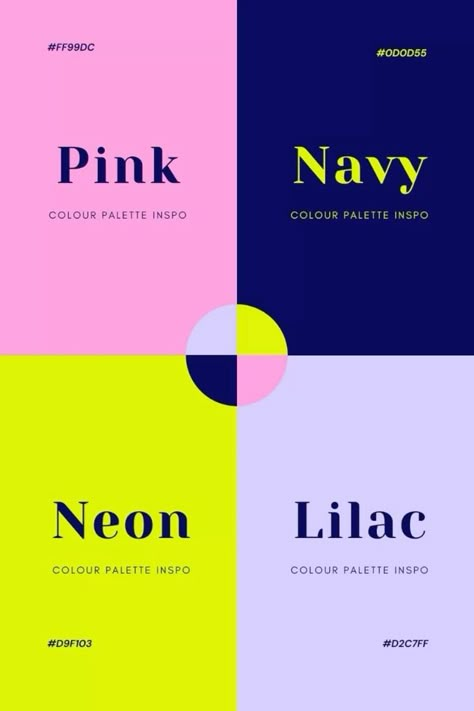 Bold Colour Palette Inspiration, Bright Palette Colour Schemes, Bright Colour Combos, Funky Color Combinations, Pop Of Color Branding, Funky Color Palette Colour Schemes, Psychic Color Palette, Bold Branding Design Color Palettes, Fun Colour Combinations