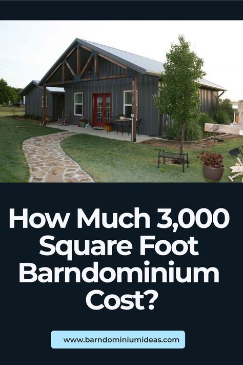 Barndominium kits generally cost between $20,000 and $90,000 and come in all kinds of styles. Depending on the size and style of the kit... Barndominiums On A Budget, Interior Barndominium Ideas, Interior Barndominium, Barndominium Kitchen Ideas, Floor Plan Barndominium, Apartment House Plans, Barndominium Kitchen, Barndominium Kits, Barndominium Homes