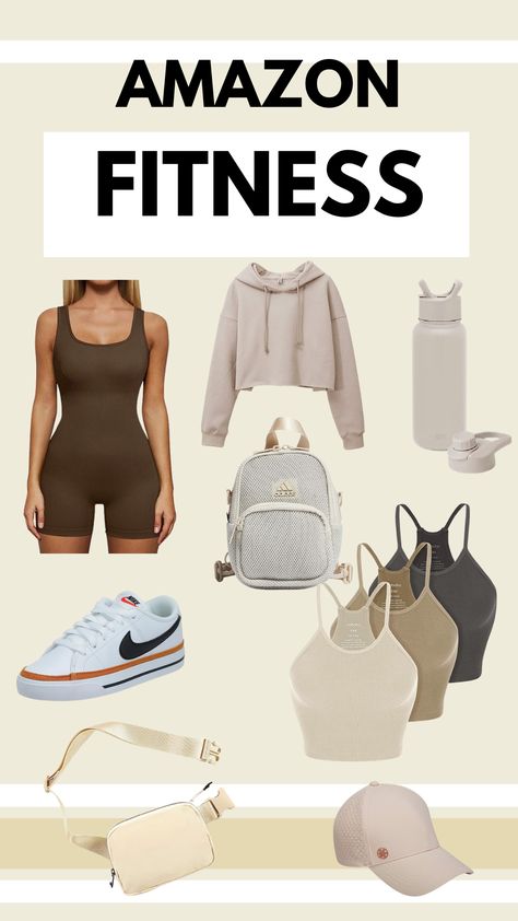 Amazon Romper, Amazon crop hoodies, amazon backpack, amazon crossbody, amazon water bottle, amazon fitness finds. #amazonfinds #amazonfitnessfinds #amazonfitness #amazonmusthaves Amazon Water Bottle, Water Bottle Amazon, Hoodies Amazon, Backpack Amazon, Crop Hoodies, Suburban Mom, Amazon Travel, Amazon Beauty, Moms Favorite