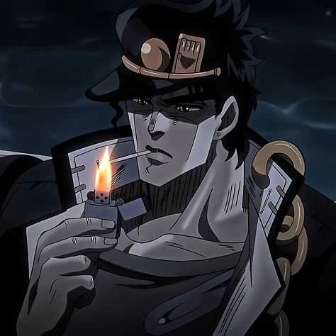 Jotaro Kujo Icon, Jotaro Kujo, Anime