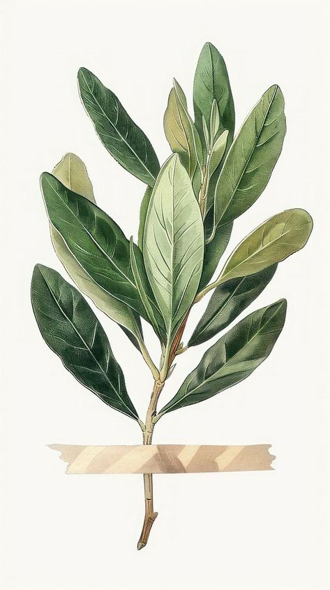 Vintage botanical illustration leaves leaf plant. | free image by rawpixel.com / Ning Plant Digital Art, Plant Sketch, Drawing Leaves, Illustration Leaves, Plant Sketches, Vintage Botanical Illustration, Leaves Vintage, Vintage Leaves, Leaves Illustration